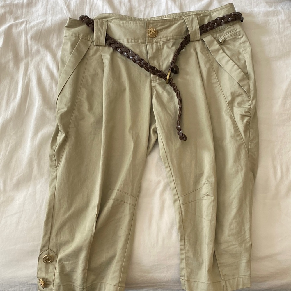Olive capri pants